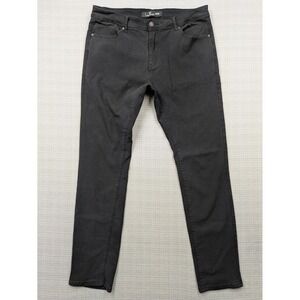 Nick Danger Jeans Mens 34x31 Black Skinny Slim Stretch Denim Pants Dark Wash